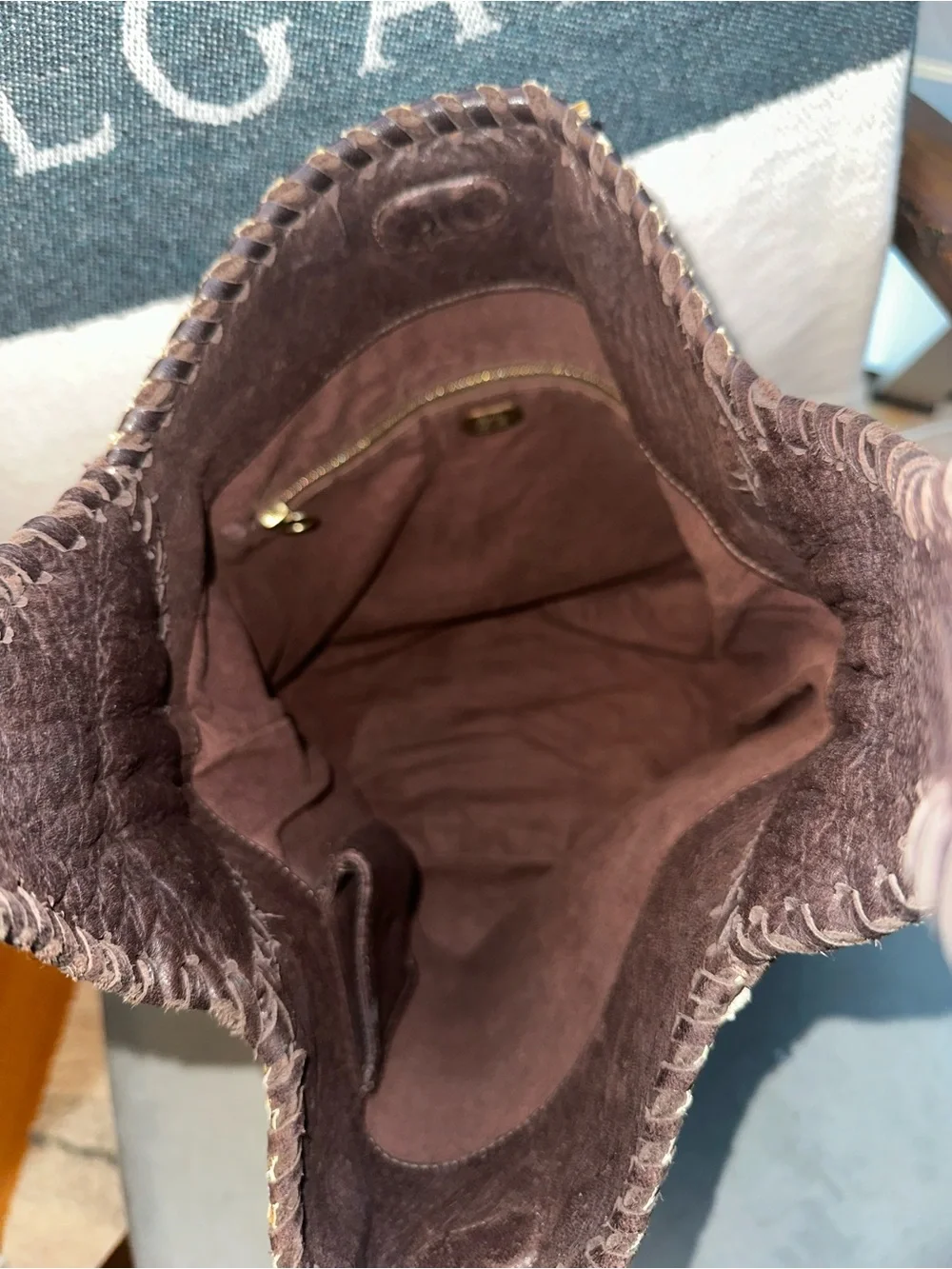 Vintage Shelly Litvak Snakeskin & Brown Leather Hobo Bag – Made in USA
